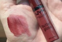 Nyx Butter Gloss vs Focallure Lip Glaze: Tekstur dan Warna
