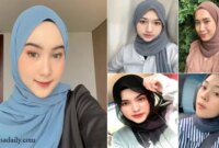 Gaya Hijab Minimalis yang Serasi dengan Makeup Natural